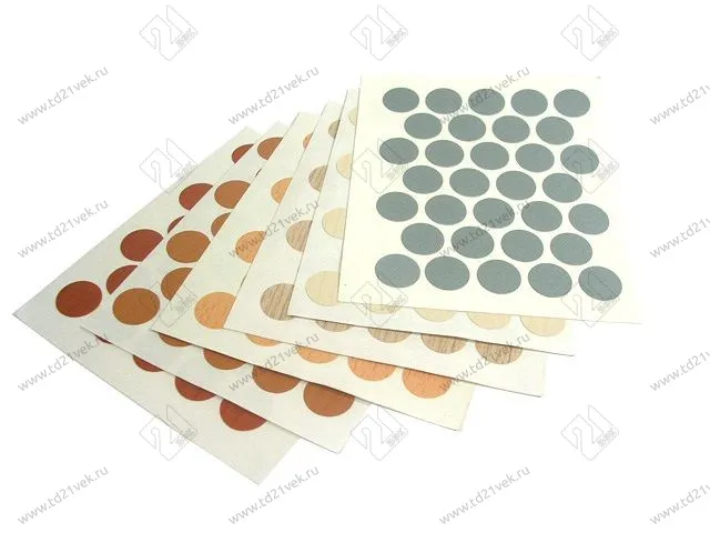 Заглушка под эксцентрик W А-0281 d20 ясень шимо серый (1200 шт.) <1/50> 1