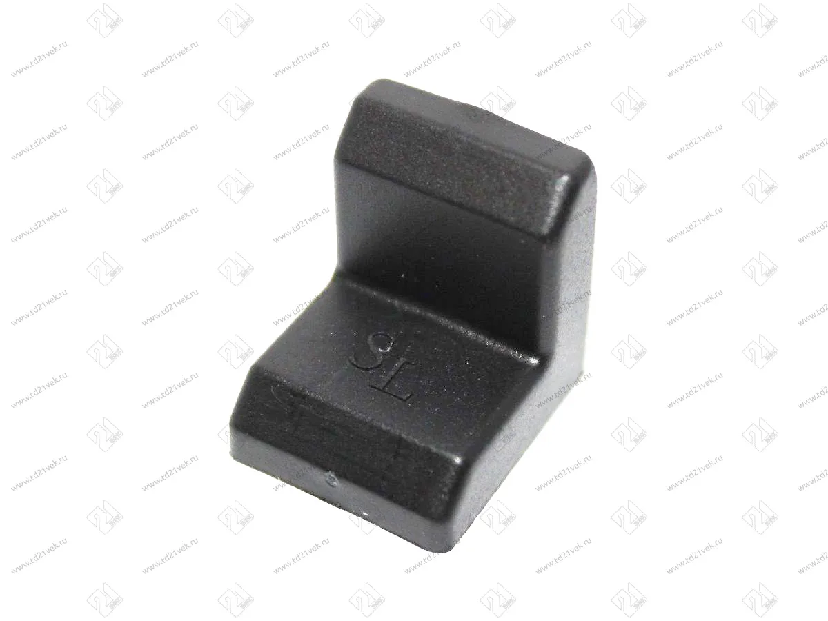 Уголок крепежный 21*21 мм с крышкой, 029.01 антрацит <250/2000> 1