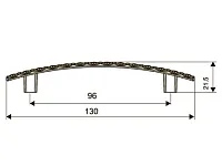 Скоба"Оскар" 5172-09/96 (медь) <50/400>