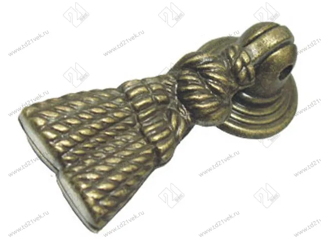 RC033MAB.3 Ручка-кнопка, матовая старинная латунь <50> 1