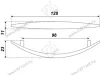 RS014SC.4/96(Ручка S1460/96 сатиновый хром <50> превью 2