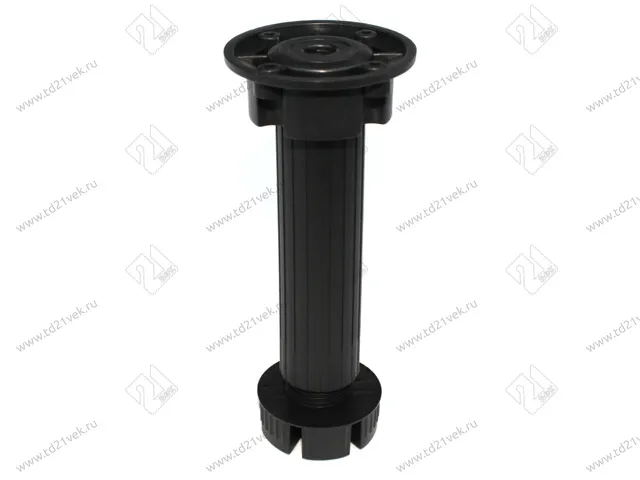Опора кухонная Н150-170 мм, разборная, черный, нагрузка 160 кг 1