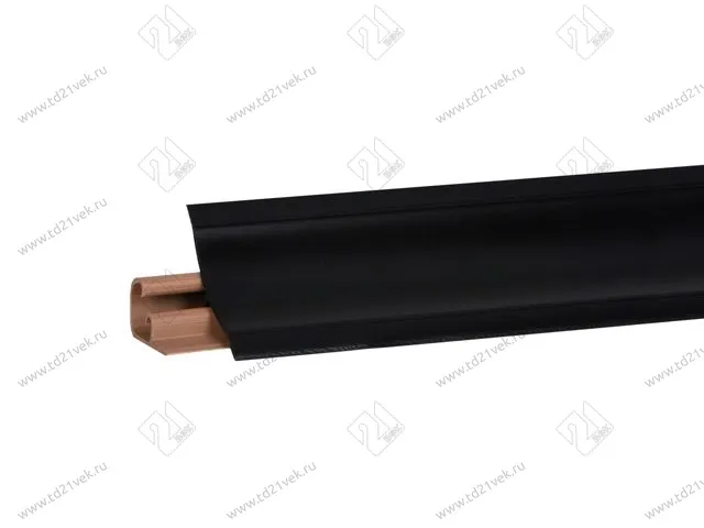 Плинтус RUS LB 231(12) Черный матовый 3,0 м (№ 619)<1/12/15> 1