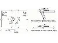 ZP-KT90H2-BE Петля угловая 90 накладная GTV без евро, с отв. пл., 45/35 мм, Н2 сталь, <200>
