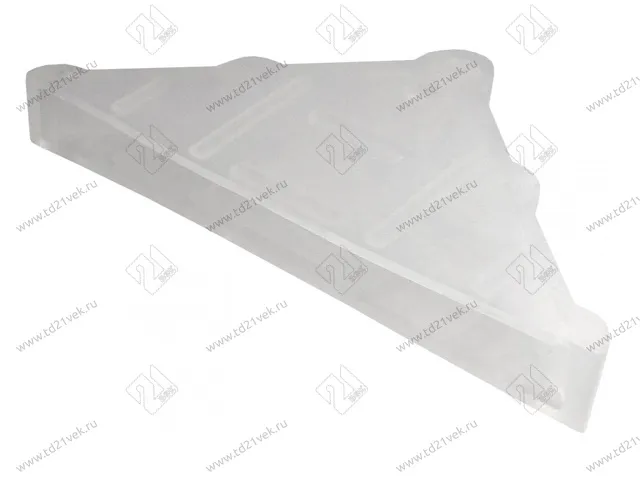 Уголок защитный пластиковый для стекла 4 мм, прозрачный 1