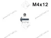 Винт М4х12 с прессшайбой DIN967 <1350> превью 2