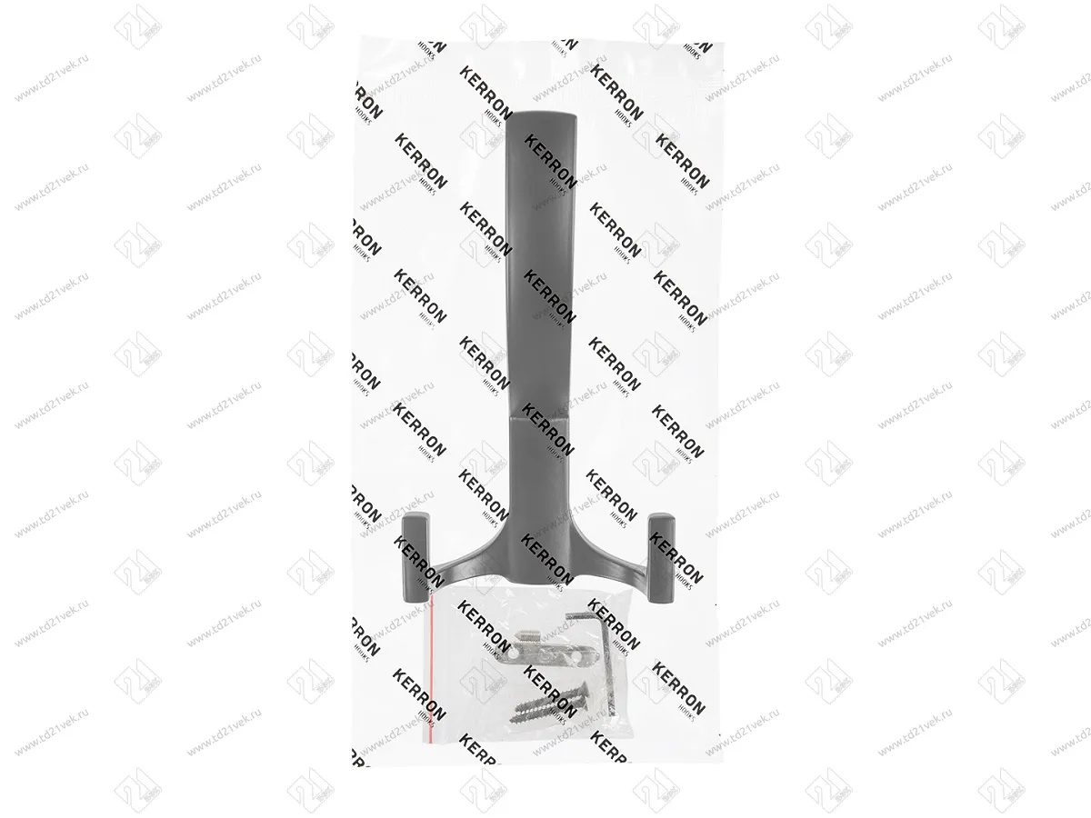 KR 0340 BL Крючок матовый черный  <20/120> 4