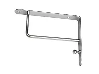 Кронштейн хромированный, сталь, прямоугольный SH-021-01 <20>