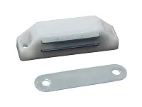 Магнитная защелка большая белая