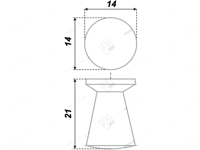 RC002SC.4 Ручка C0260 cатиновый хром <50/500> 2