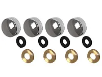 Зеркалодержатель, d=14мм, сталь, хром (1 компл = 4шт)