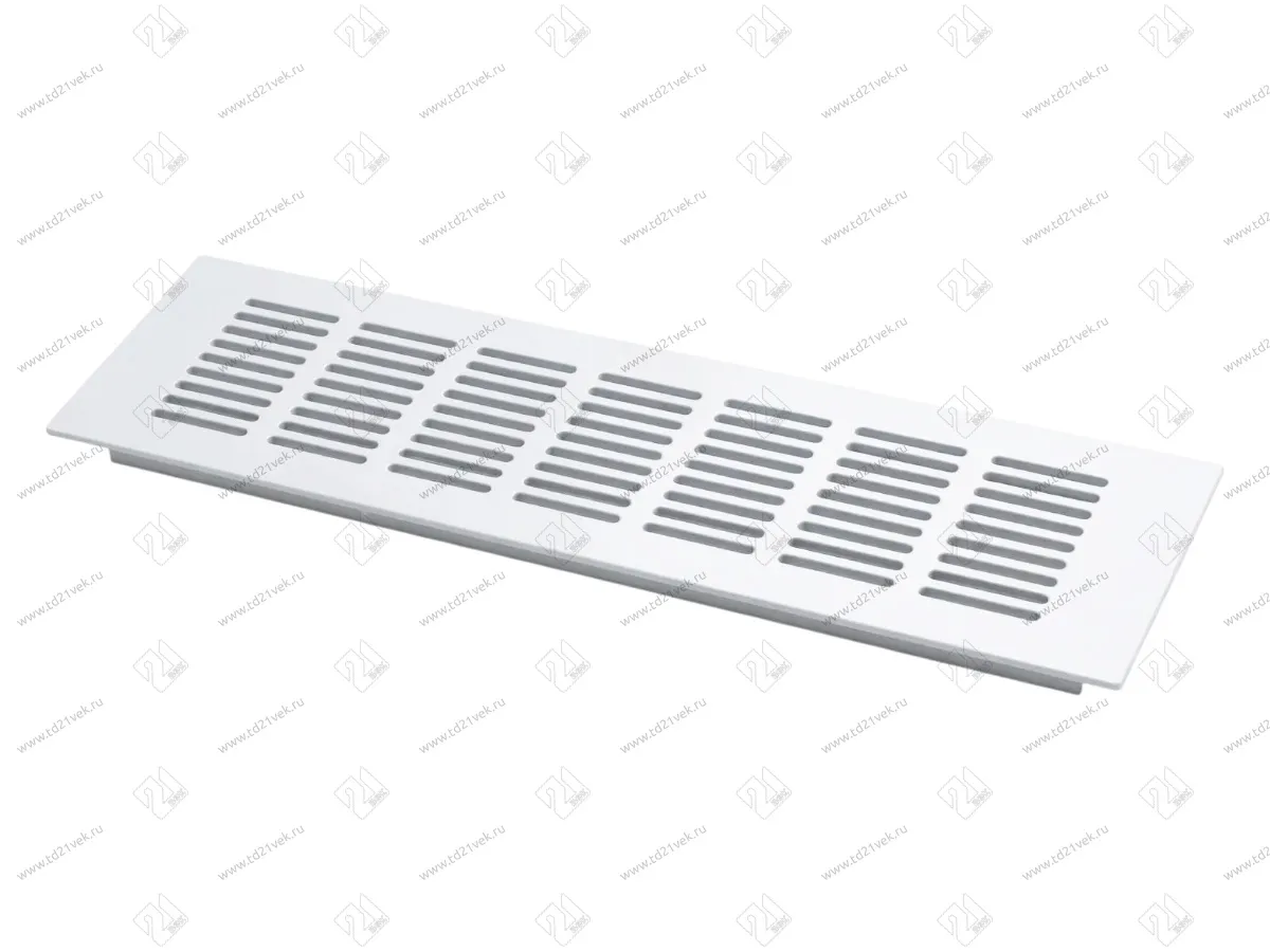 Решетка вентиляционная, 60x480мм, белый 1