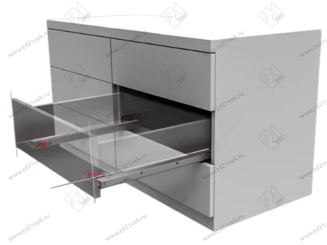 127240232 SMARTSLIDE L300мм (полного выдвижения) с довод. (pack) <6> 1