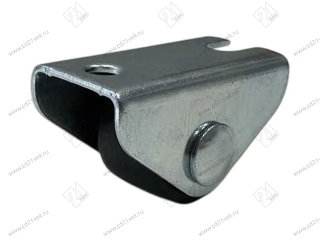 Опора колесная прямоходная 099, нагрузка 10 кг, d15 мм, h18 мм, черный 1