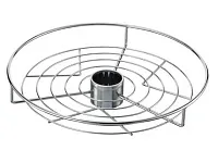 ST350 Полка центральная D350 хром <5>