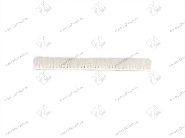 Уплотнитель щёточный ш7х в6мм 4Р MEPA (моноколор) (светло-серый/серебро) <10м/бухта-150м> шлегель/ щетка самоклеящаяся/ буферная лента/ уплотнитель/ Schlegel 1