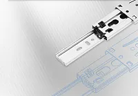 4587116A/ 0015573 Направляющие 400 мм, шариковые, h45, полного выдвижения