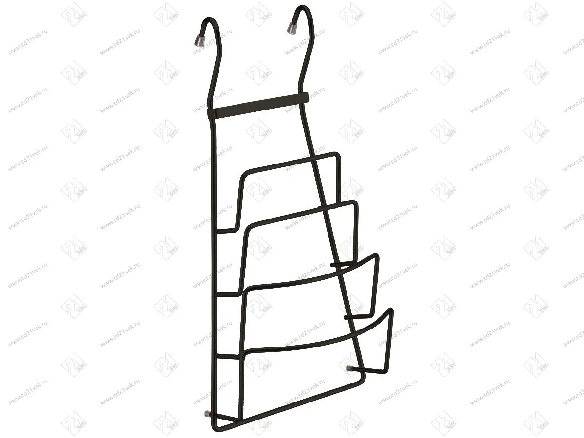 YJ-G809B BL Полка для крышек, Д215 Ш110 В435, черный матовый <6> 1