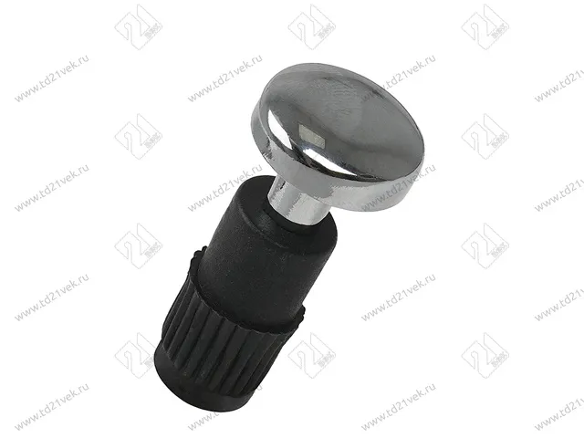 Заглушка рейлинга модерн хром 1