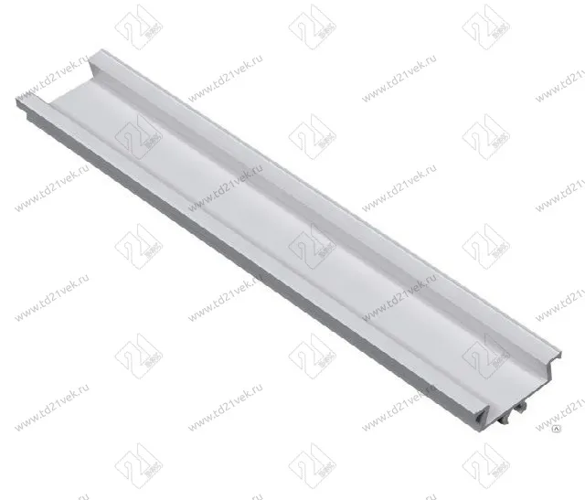 PA-GLAXREG1-AL Профиль алюминиевый GLAX угловой внешний, с регулировкой угла освещения, 2м 1