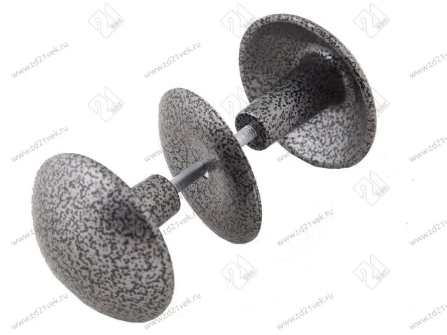 Ручка-кнопка РК1 тип 1 у металл, антик серебро <30> 2