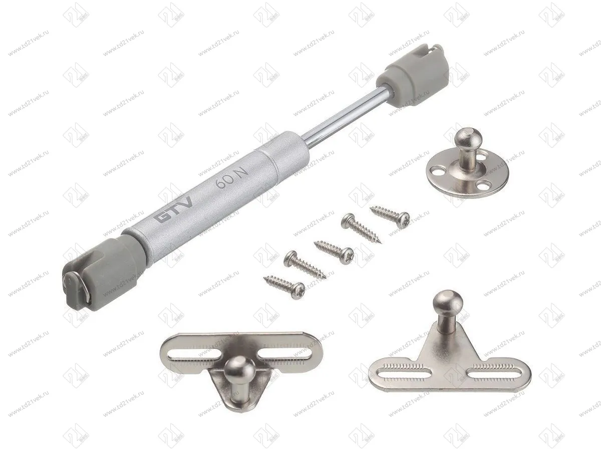 PD-G60160-02 Газлифт мебельный 60N L160мм (короткие) <50> 1