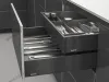 12716713850745 FLOWBOX L450 мм / H106 /16 (антрацит) с довод. (pack) <6> превью 3