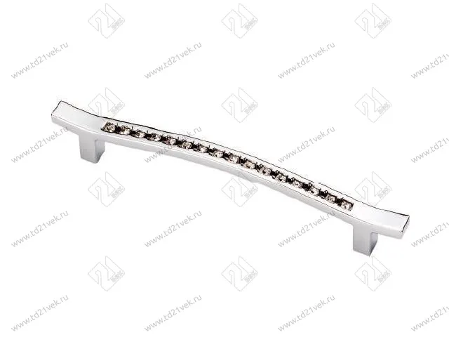 Скоба "Оскар" со стразами 5189-06/96 (хром) (ST) <50/400> 1