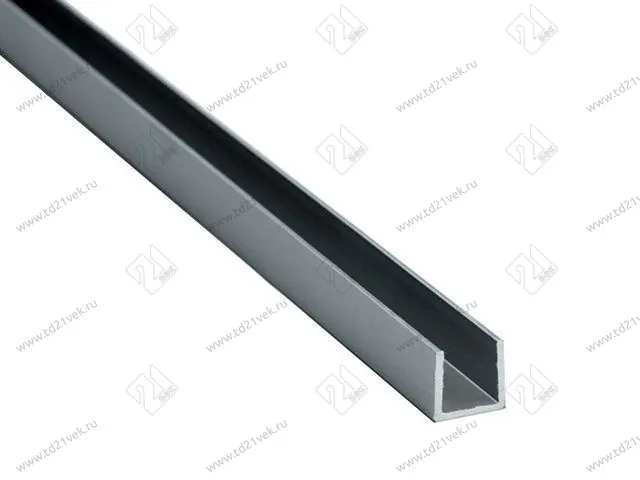 Планка торцевая алюм. для стеновых панелей 4 мм (П) 1010, L=3000мм  <100>  матовая 1