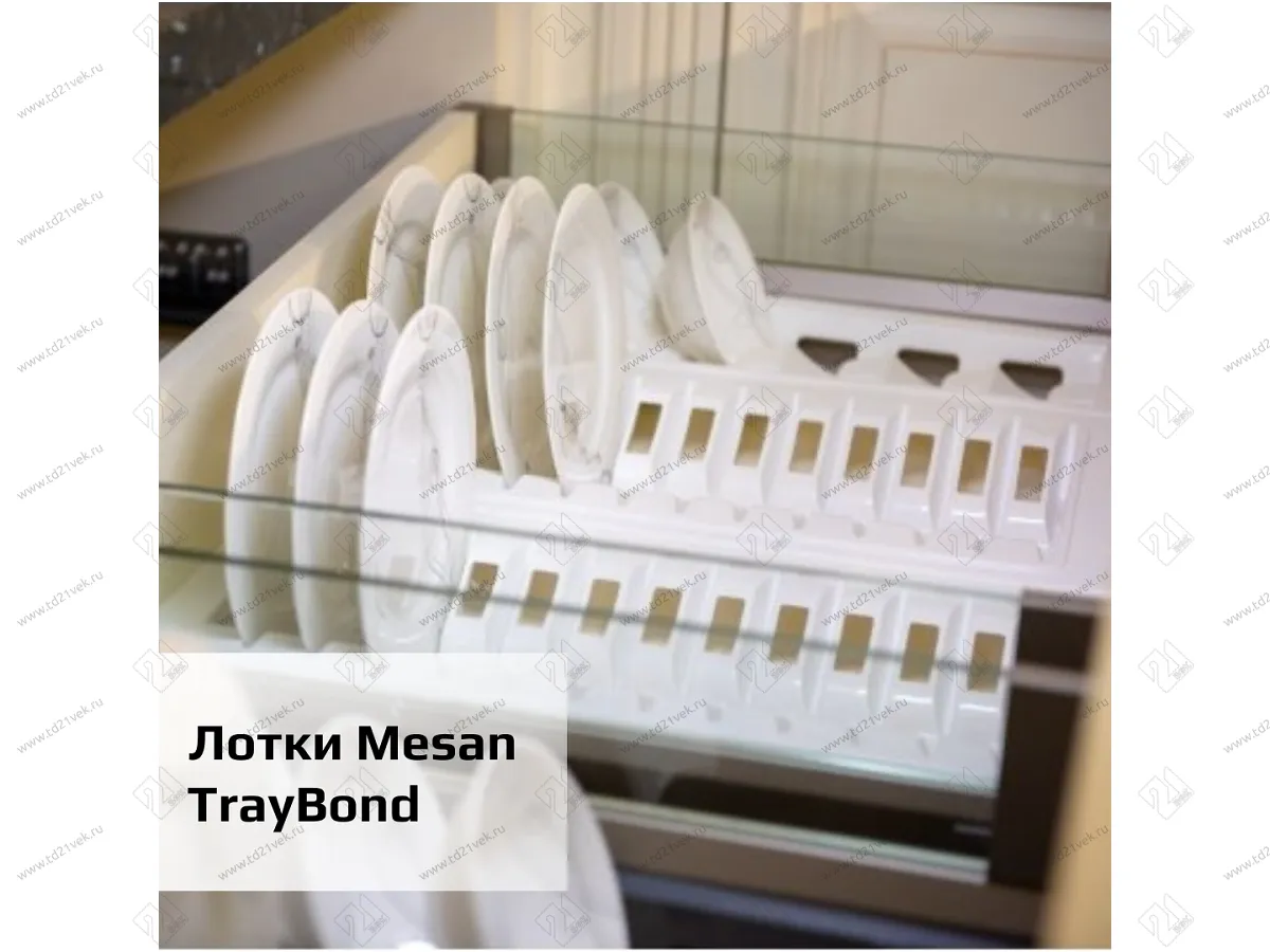 105-83-52-309 Лоток для тарелок Mesan TrayBond, 12шт.(Ш290хГ480-420хH45) антрацит <2/16> 4