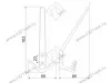 K305.05SC.3 Крючок мебельный  сатиновый хром <12> превью 2