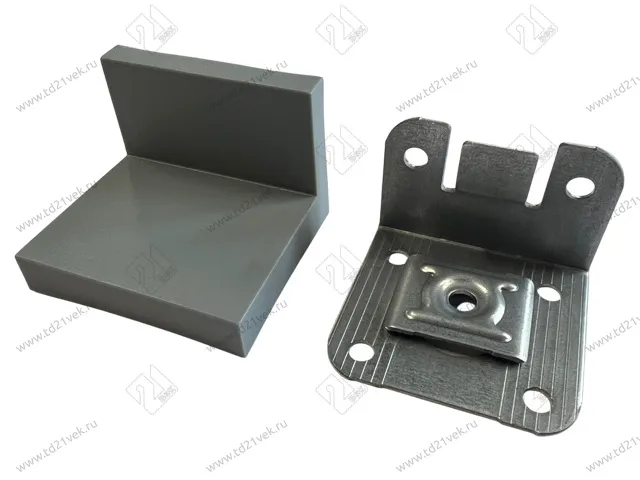 Навес мебельный L-обр. до 70кг серый 1