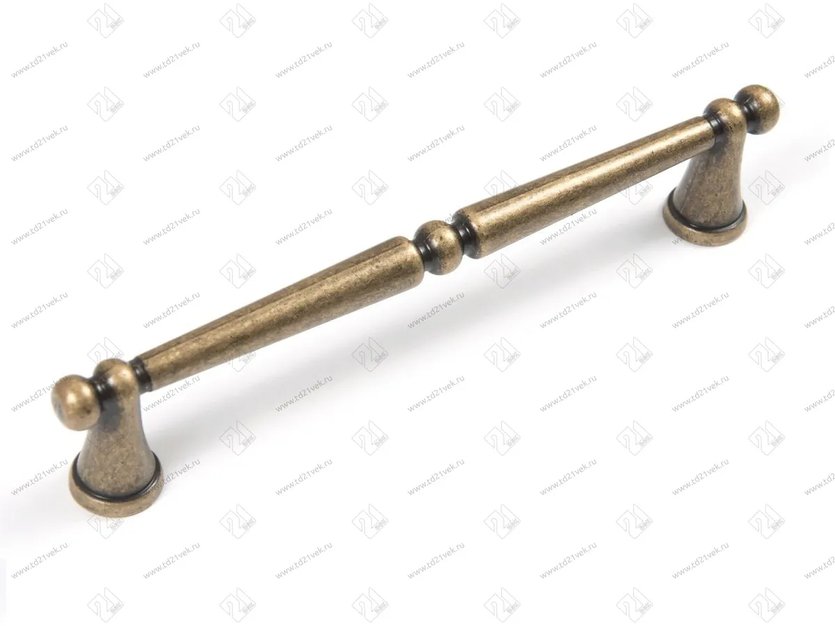 RS530MAB.1/128 Ручка-скоба 128 мм , матовая старинная латунь <25> 1