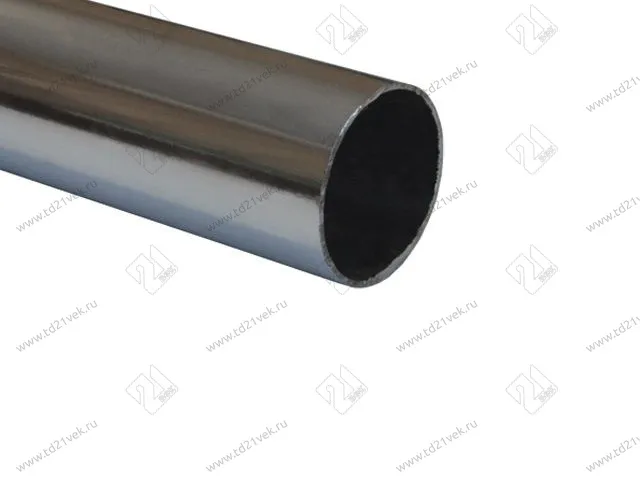 Труба d=50мм х 3 м х 0,8 мм, сталь, хром <4> 1