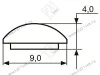 Декор "Sal-M 4" <9мм>(золото) sari <100/400> превью 2