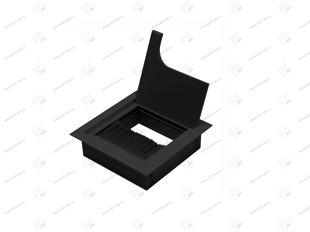 Заглушка кабель-канала LB-K80X80-20 Merida, GTV, 80x80 мм, черный 1