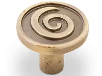 RK-02 BA Ручка-кнопка, бронза <100/500>