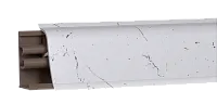 Плинтус RUS LB-38 №014 (3028/S Мрамор Марквина белый) 3,0 м (№ 476) <1/12>