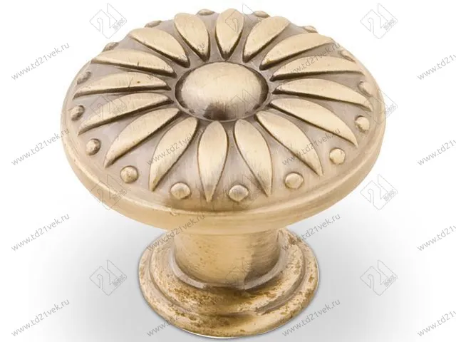 RK-03 BA Ручка-кнопка, бронза <100/500> 1