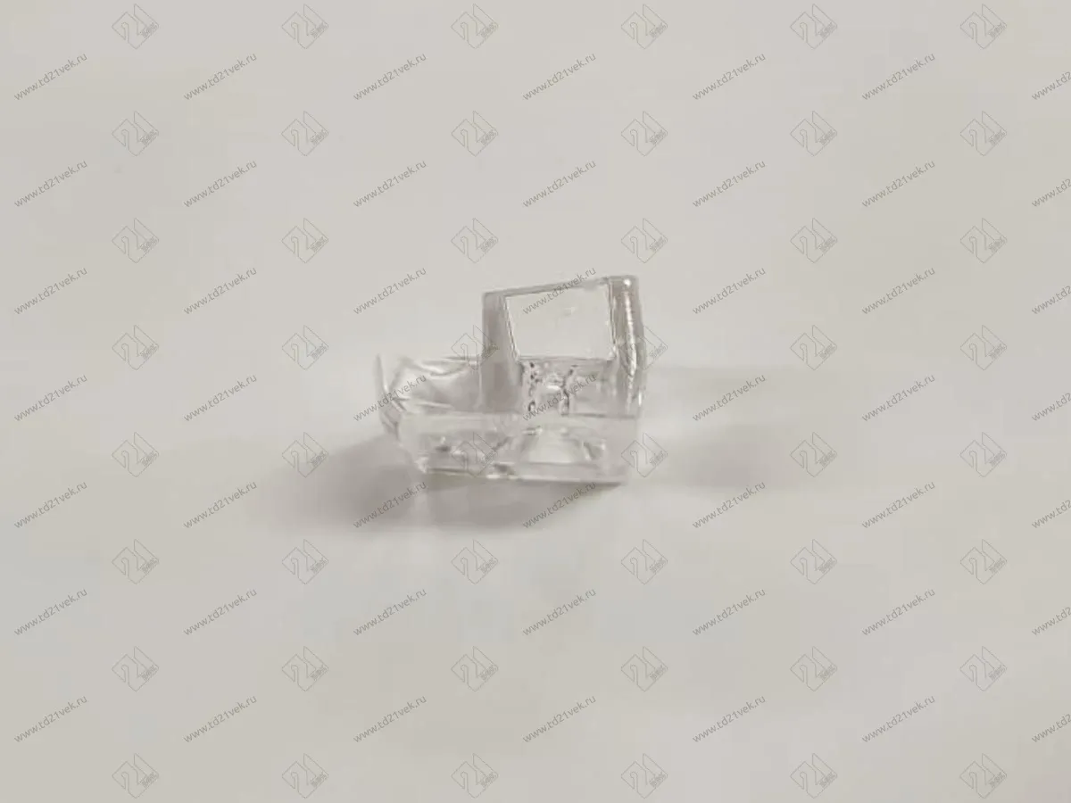 Стеклодержатель №2 (Кляймер) для стекла-4мм (прозрачный) 1 уп = 1000 шт <1/20> 5