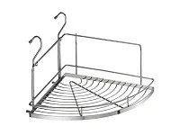 YJ-G301 Полка угловая большая (320х320х280) хром<5>