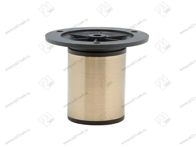 N0040-100 AB Опора мебельная регулируемая малая  50х100 мм, бронза <100> 1