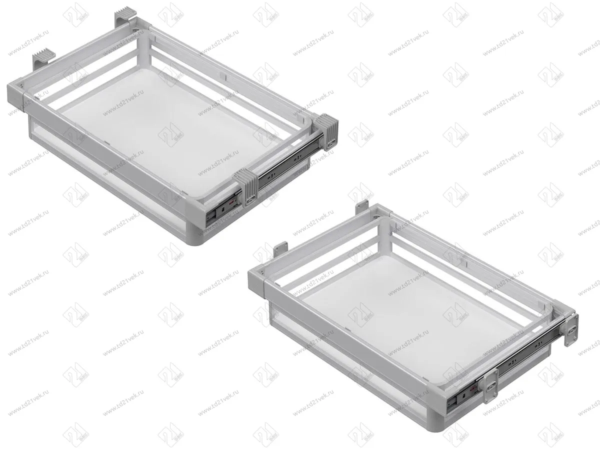 S-6224-G Корзина для одежды в базу 550 мм, (500-530х470х160 мм), серый 4