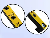 МК-01 Меб.кондуктор торцевой, шаг 25/50, L582, dвтулки 5мм (для 16мм) <1>