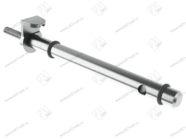 103-06-02-401 Полкодержатель Mesan (д/стекла 6-8мм) d12x145мм (кт-2шт) хром (0027KR)<1/50> 1