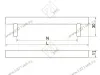 Ручка-рейлинг Оскар 14.341-11*160 (алюминий) <100> превью 2