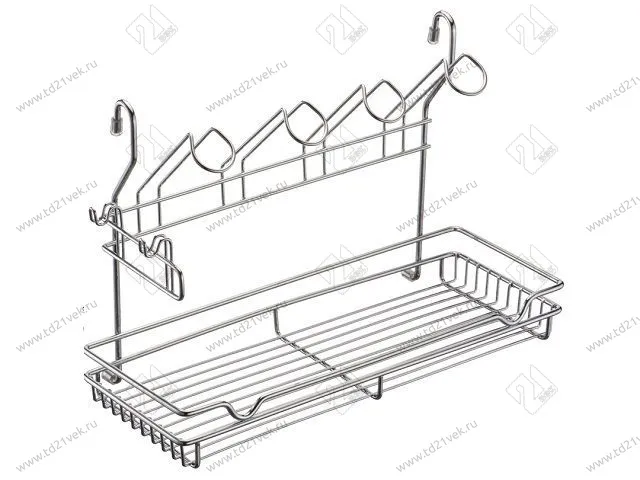 MX-420 Полка комбинированная (390х173х265) хром <8> 1