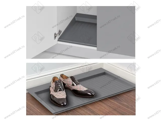 S-2262-G Поддон гигиенический под мойку Starax в базу 600мм (620x580x40) серый 3