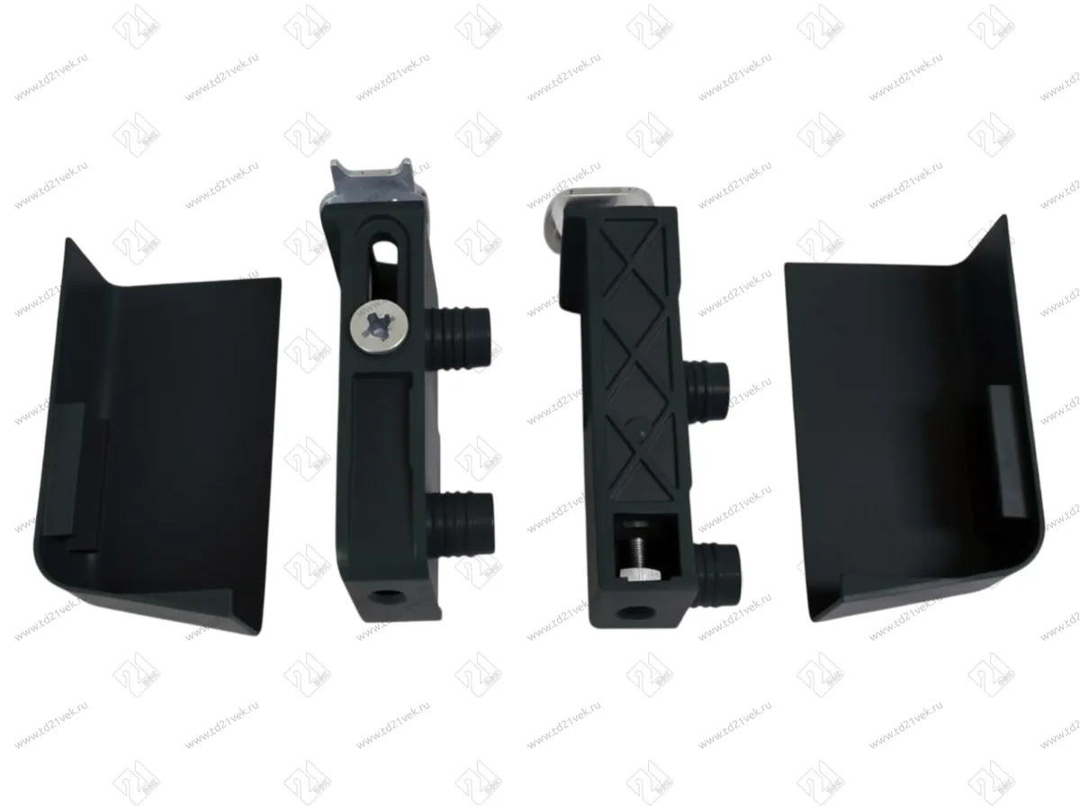 Навес для шкафа L+R, заглушки-2шт. (под запрессовку), антрацит, Р130 1