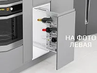 S-2181-C Винный шкаф в базу 400 мм, Starax, направляющие Blum Tandem, (260х470х640 мм), с доводчиком, левая